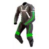 Armr Moto Harada R Leather Motorcycle Suit Black/Green