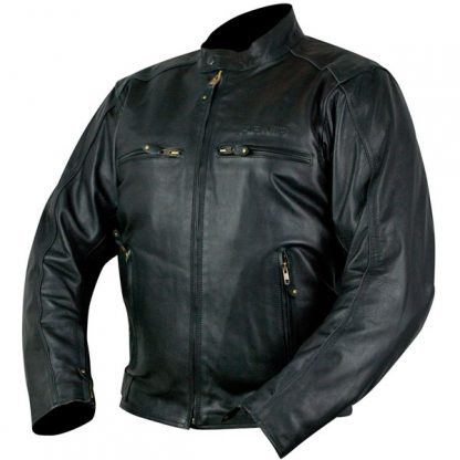 Armr Moto Hiro Leather Motorcycle Jacket Black