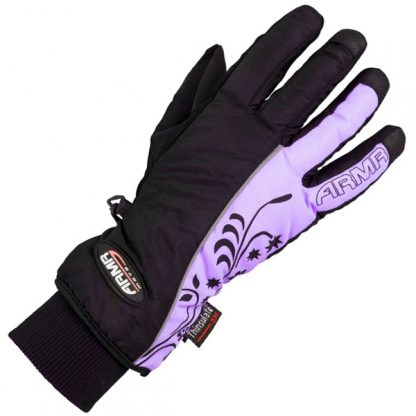 Armr Moto LWP225 Motorcycle Gloves Black/Purple