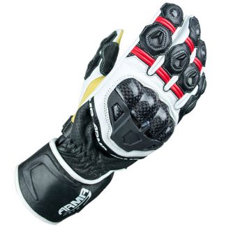 Armr Moto S470 Motorcycle Gloves Black/Red