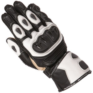 Buffalo Proton Motorcycle Gloves Black/White
