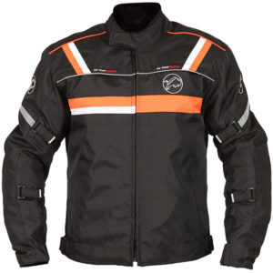 Buffalo Typhoon Motorcycle Jacket Black/Orange