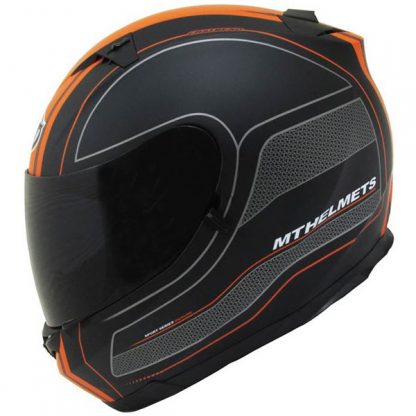 MT Blade SV Race Line Motorcycle Helmet Matt Black/Orange