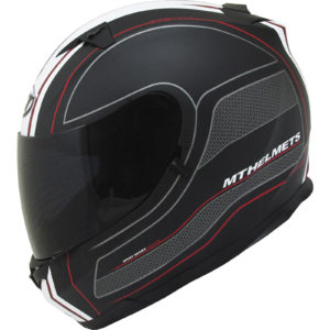MT Blade SV Race Line Motorcycle Helmet Matt Black/Red