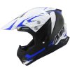 MT Synchrony Steel Motocross Helmet Black/Blue
