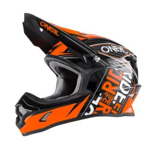 Oneal 3 Series Fuel Motocross Helmet Black/Orange
