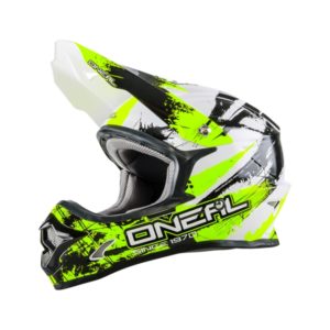 Oneal 3 Series Shocker Motocross Helmet Green