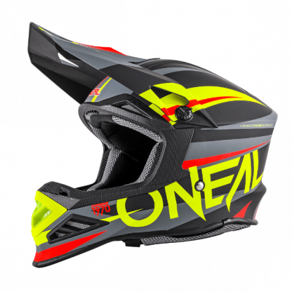 Oneal 8 Series Aggressor Motocross Helmet Black