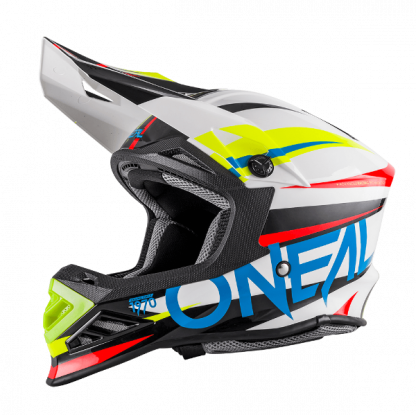 Oneal 8 Series Aggressor Motocross Helmet White
