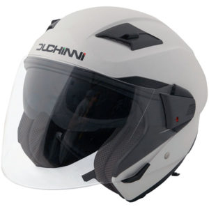 Duchinni D205 Open Face Motorcycle Helmet White