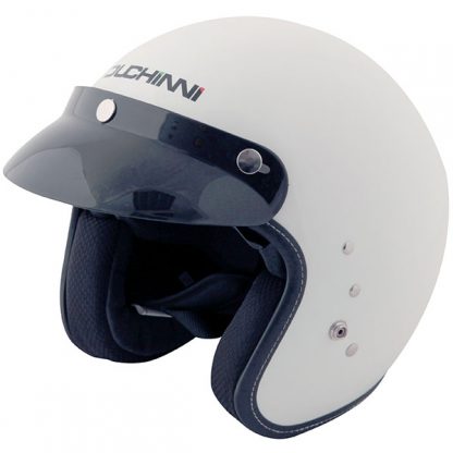 Duchinni D501 Open Face Motorcycle Helmet White