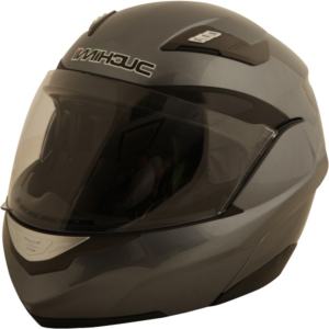 Duchinni D605 Flip Front Motorcycle Helmet Titanium