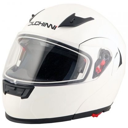 Duchinni D606 Flip Front Motorcycle Helmet White