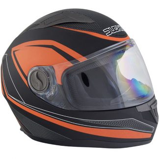 Duchinni D705 Synchro Motorcycle Helmet Orange