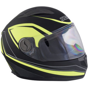 Duchinni D705 Synchro Motorcycle Helmet Yellow