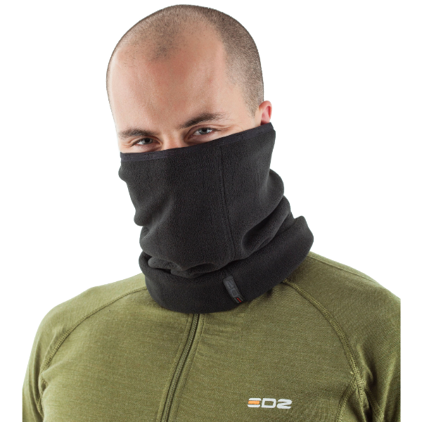 EDZ 907 Neckwarmer Microfleece for Cold Conditions Black One Size Windproof 