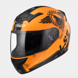 LS2 FF352 Rookie Fan Motorcycle Helmet Orange