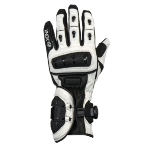 Knox Nexos Motorcycle Gloves White