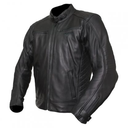 Armr Moto Kenji Leather Motorcycle Jacket Black