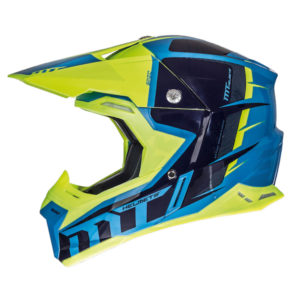 MT Synchrony Spec Motocross Helmet Blue