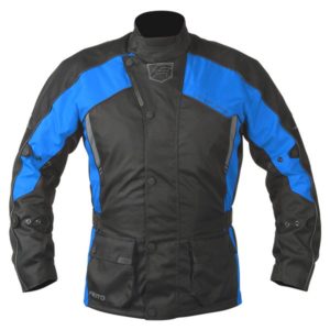 Akito Python Motorcycle Jacket Blue