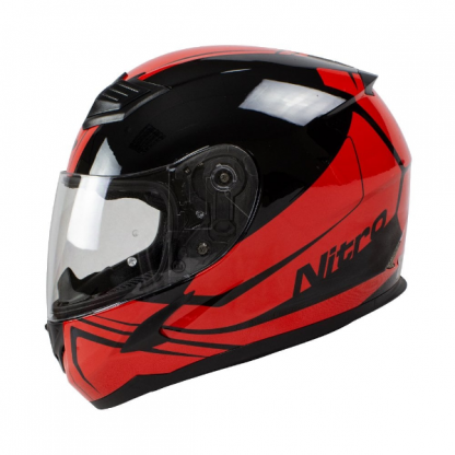 Nitro N2400 Rogue Motorcycle Helmet Red