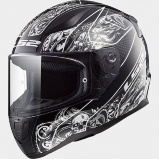 LS2 FF353 Rapid Crypt Motorcycle Helmet Black