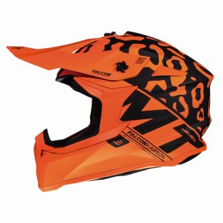 MT Falcon Karson Motocross Helmet Matt Orange