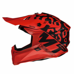 MT Falcon Karson Motocross Helmet Matt Red