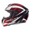 MT Rapide Crucial Motorcycle Helmet Red