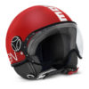 Momo Fighter Classic Motorcycle Helmet Matt Red