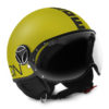 Momo Fighter Classic Motorcycle Helmet Matt Yellow
