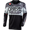 ONeal Element Warhawk 2020 Motocross Jersey Black