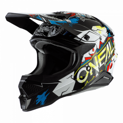 Oneal 3 Series Villian 2.0 Motocross Helmet White