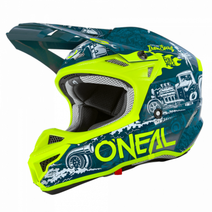 Oneal 5 Series HR Motocross Helmet Blue