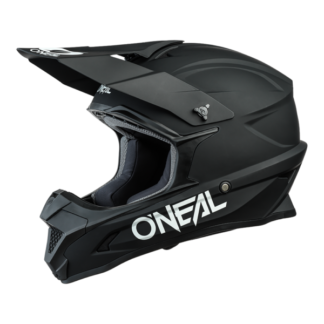 ONeal 1 Series Solid Motocross Helmet Black