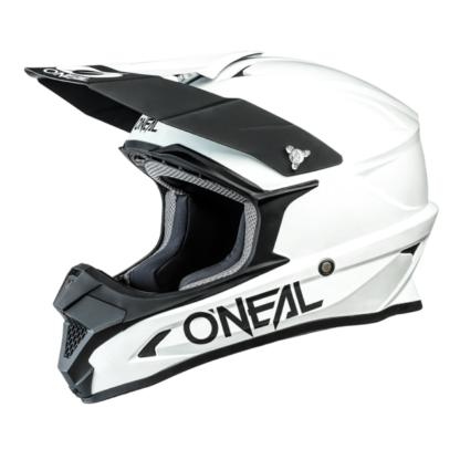ONeal 1 Series Solid Motocross Helmet White