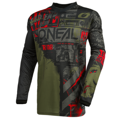 ONeal Element Ride 2021 Motocross Jersey Green