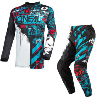 ONeal Element Ride 2021 Motocross Kit Blue