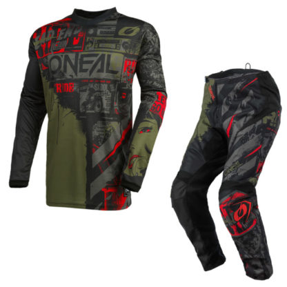 ONeal Element Ride 2021 Motocross Kit Green