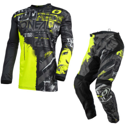 ONeal Element Ride 2021 Motocross Kit Yellow