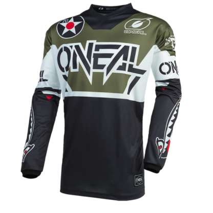 ONeal Element Warhawk 2021 Motocross Jersey Green