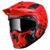 MT Streetfighter Darkness Motorcycle Helmet Red