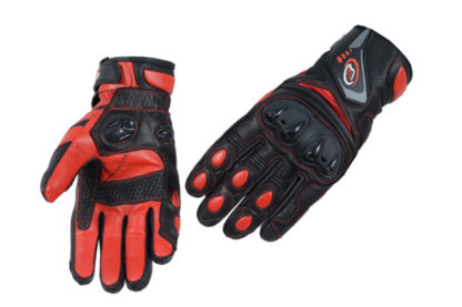 PB Dell Motorcycle Gloves Knox SPS Red