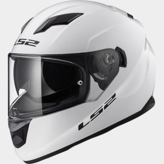 LS2 FF320 Stream Evo Motorcycle Helmet - Gloss White