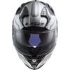 LS2 FF327 Challenger Motorcycle Helmet – Allert Matt Titanium Silver