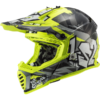 LS2 MX437 Fast Evo Mini Crusher Motorcycle Helmet Black Yellow-1