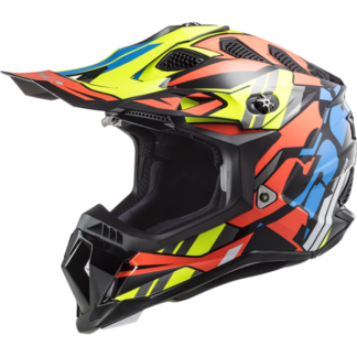 LS2 MX700 Subverter Rascal Motorcycle Helmet Gloss Black Fluo Orange-1