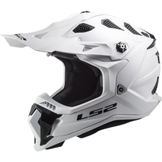 LS2 MX700 Subverter Single Mono Motorcycle Helmet Gloss White-1
