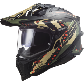 LS2 MX701 C Explorer Extend Motorcycle Helmet Matt Military Green-1
